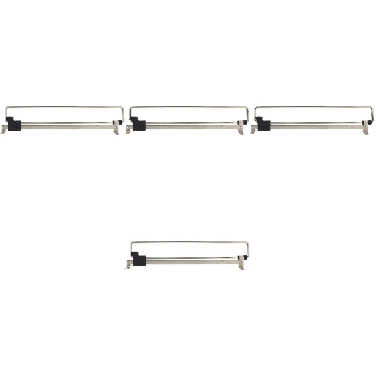 

4 комплекта, телескопические пластиковые вешалки для одежды