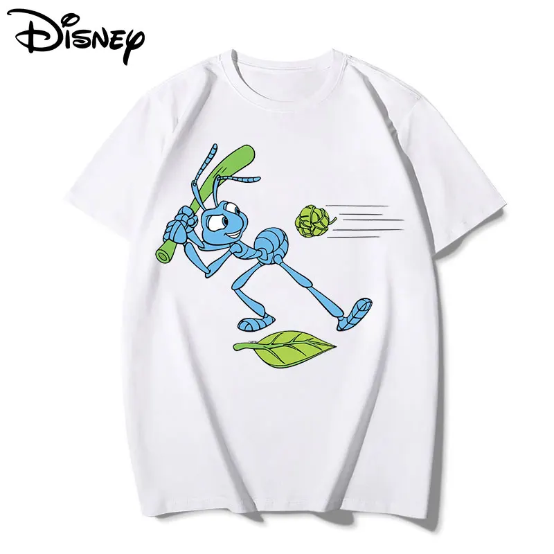 

A Bug's Life Cartoon Graphic Tees Men T-shirts Casual Disney Summer Tops 100% Cotton Short Sleeve Male Clothes Streetwear