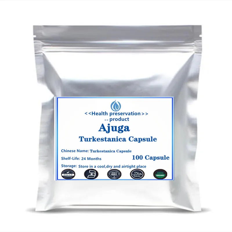 

100-1000 Capsules Natural Ajuga Turkestanica Capsules Extract powder for Supplement Whole herb Turkesterone free shipping