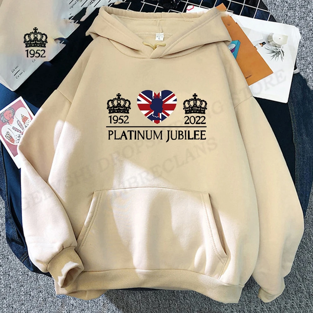 

Elizabeth II Sweatshirt Men Fashion England Flag Hoodies Kids Hip Hop Hoodie Queen of the United Kingdom Sweatshirt Women Coats