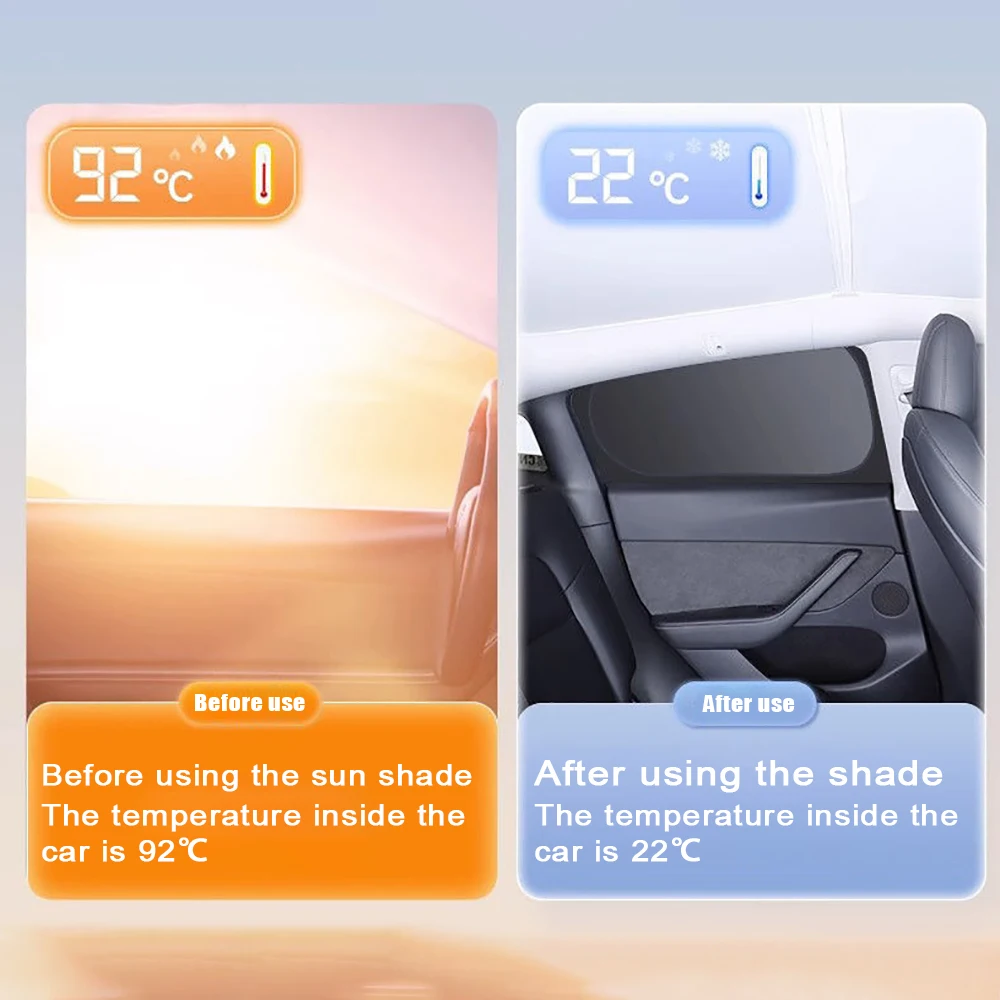 Солнцезащитный козырек для боковых окон Tesla Model 3 Y