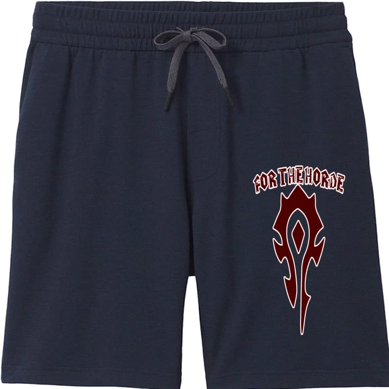 

NEW BLACK shorts for men FOR THE HORDE PERSONALIZED shorts 100% COTTON shorts Men men Shorts 2018 New 100% Cotton shorts for men