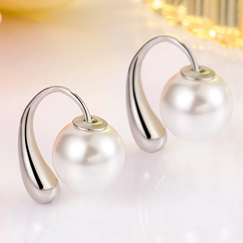 Простые ретро серьги в форме капли серьги-крючки роскошные высококачественные