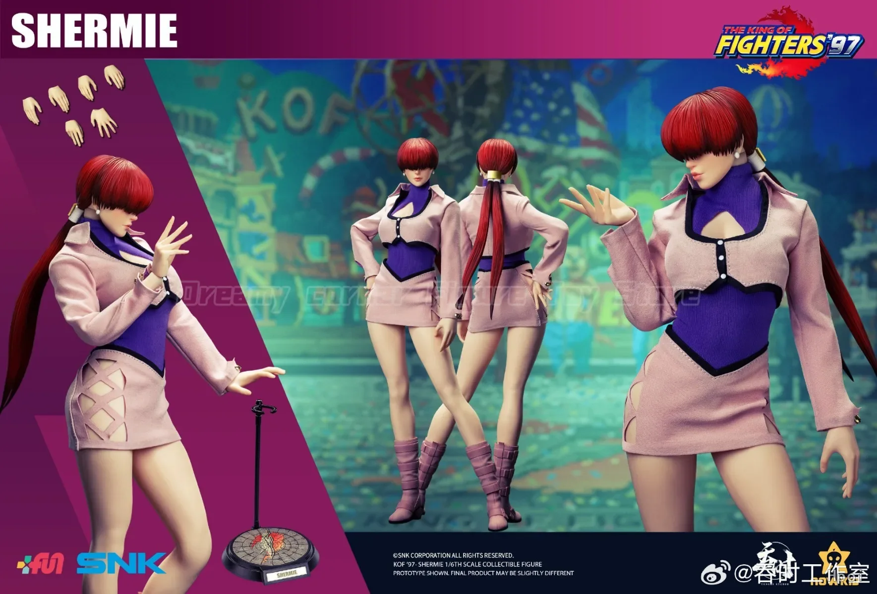 Фото В наличии: Фигурка Шерми из игры THE KING OF FIGHTERS '97 от Tunshi Studio, масштаб 1/6. №1