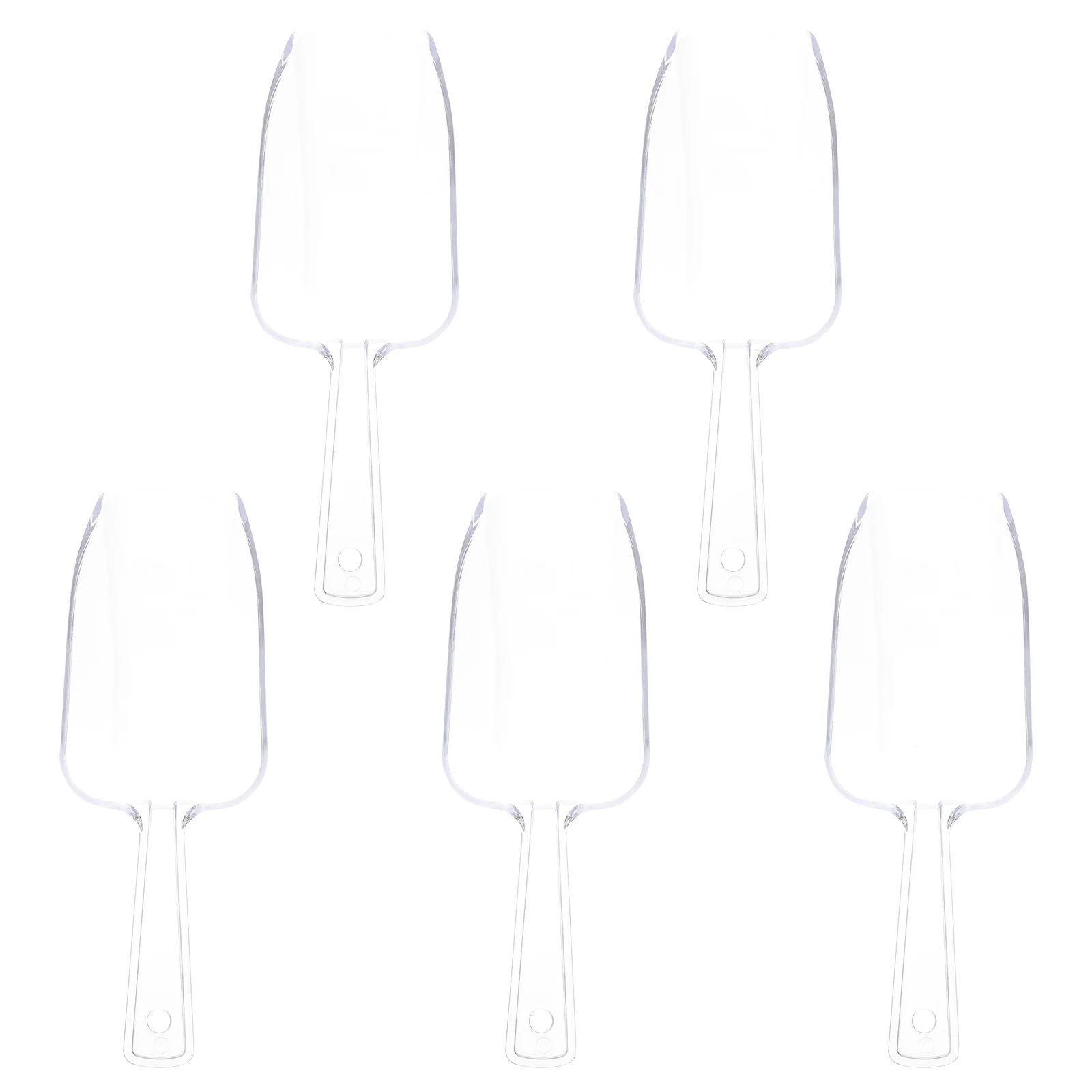 

5PCS Plastic Spoon Metal Scoop Ice Measuring Cups & Jugs