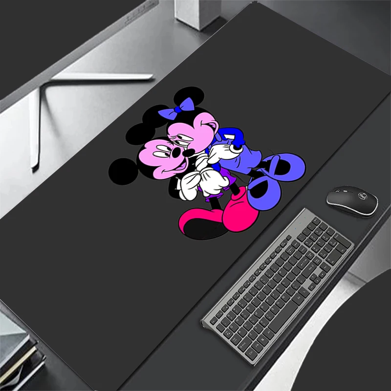 

Xxl Mouse Pad Gaming Disney Mickey Minnie Mouse Game Mats Office Accessories Desk Mat Anti-skid Laptop Mousepad Cool 900x400