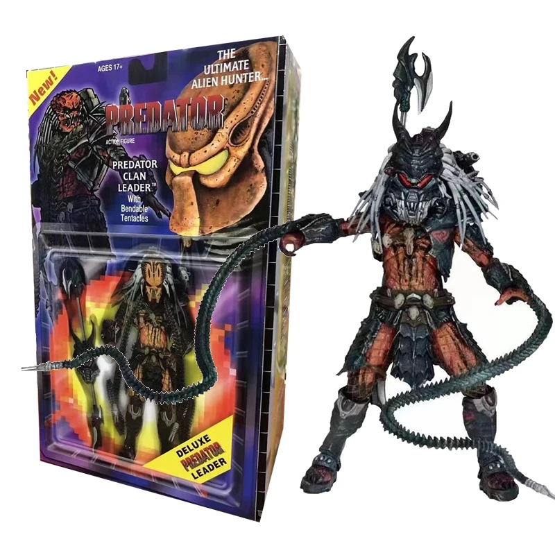 

Original NECA Elder Predator Clan Leader Warrior Chief Alien Action Figure Collectable Toys Birthday Christmas Gifts