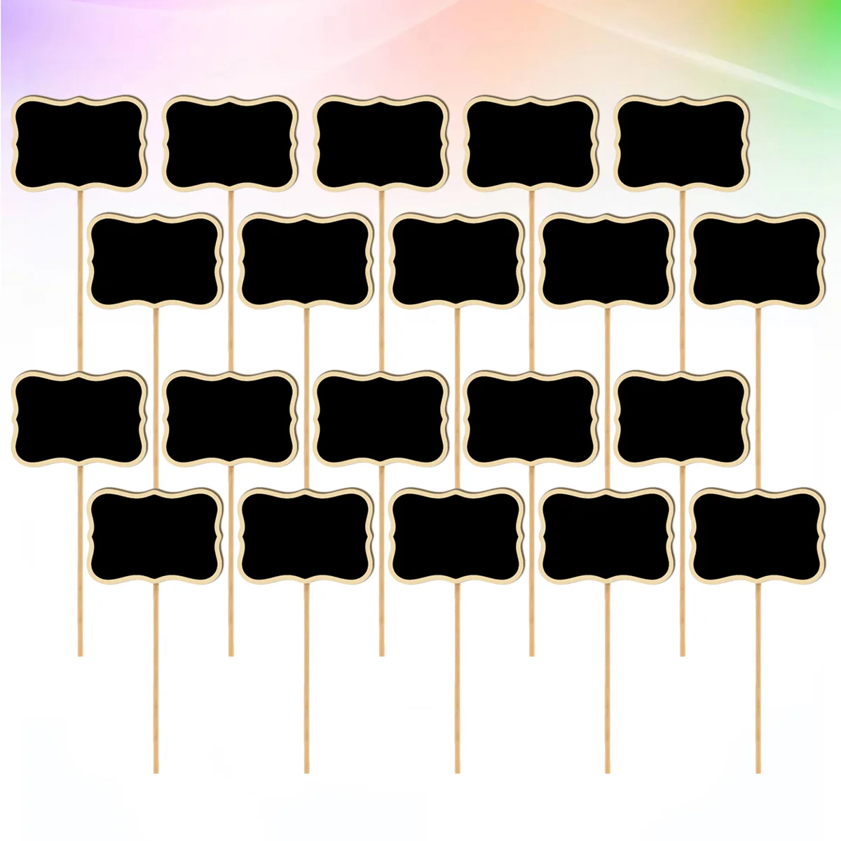 

20 шт., бамбуковые мини-доски для сада