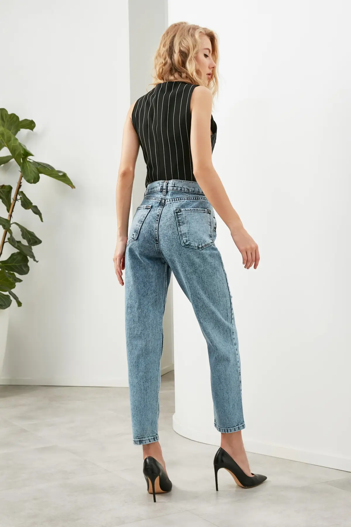 Джинсы для мамы с завышенной талией TWOAW22JE1219 |