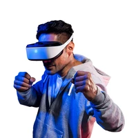 2018 hot sell deepoon e3 vr headset 3d glasses pc headset need to connect with computer helmet