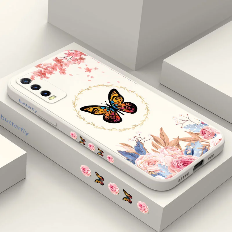 

Butterfly Frame Case For VIVO Y20 Y20i Y20S Y30 Y50 Y33T Y11 Y12i Y12 Y12S Y15 Y17 Y19 Y21 Y21T V23 V23E V21 V20 S1 Pro 5G