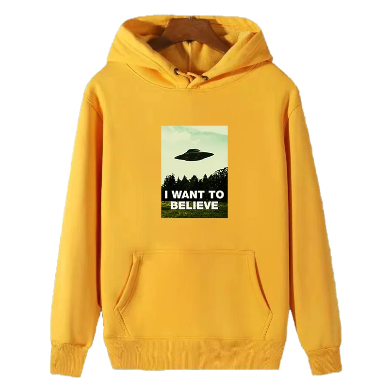 Толстовки с капюшоном I Want To Belive Road Happiness толстый свитер хлопковая флисовая