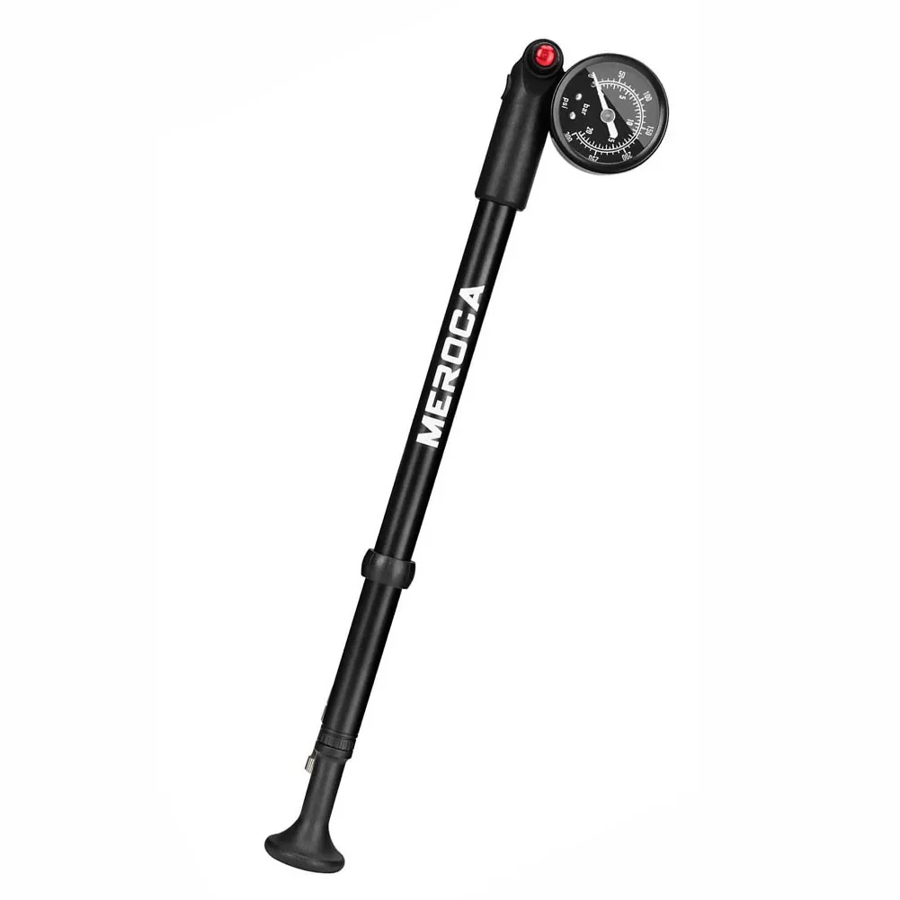 Портативный велосипедный воздушный насос высокого давления 300PSI с манометром для