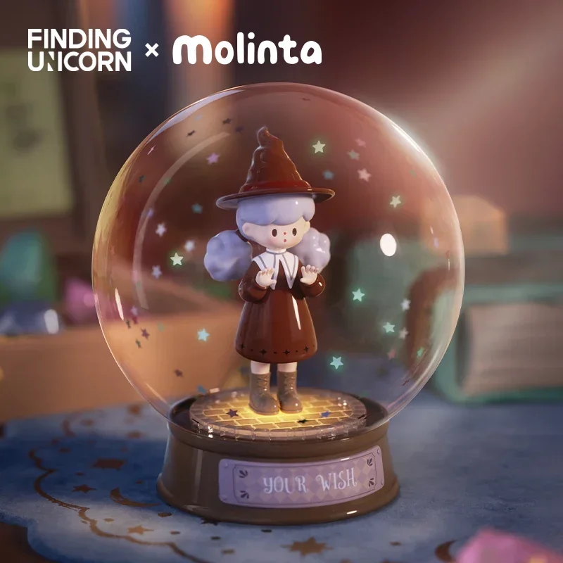 Фото Коллекционная фигурка FINDING UNICORN Molinta Chasing Light Series: Загадочная коробка-сюрприз, милая фигурка, модель, подарок №2