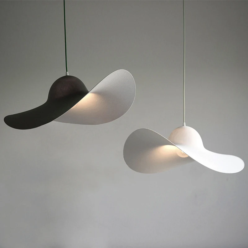 

New Italian Straw Hat E27 Pendant Lights Restaurant Bedroom Simple Window Ideas Chandeliers
