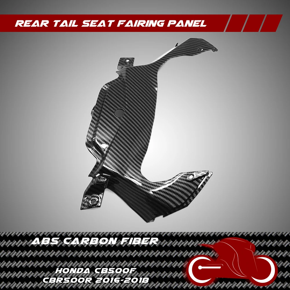 

Обтекатель для заднего сиденья из углеродного АБС-волокна с узором из углеродного волокна для HONDA CB500F CBR500R 2016-2018