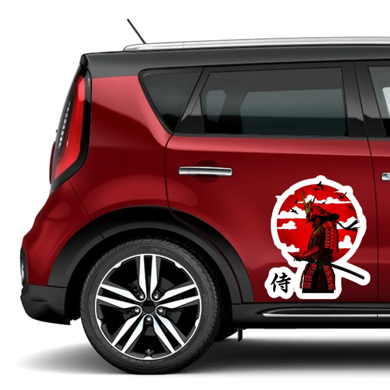 Персонализированные виниловые наклейки Samurai на тележку стол скейтборд