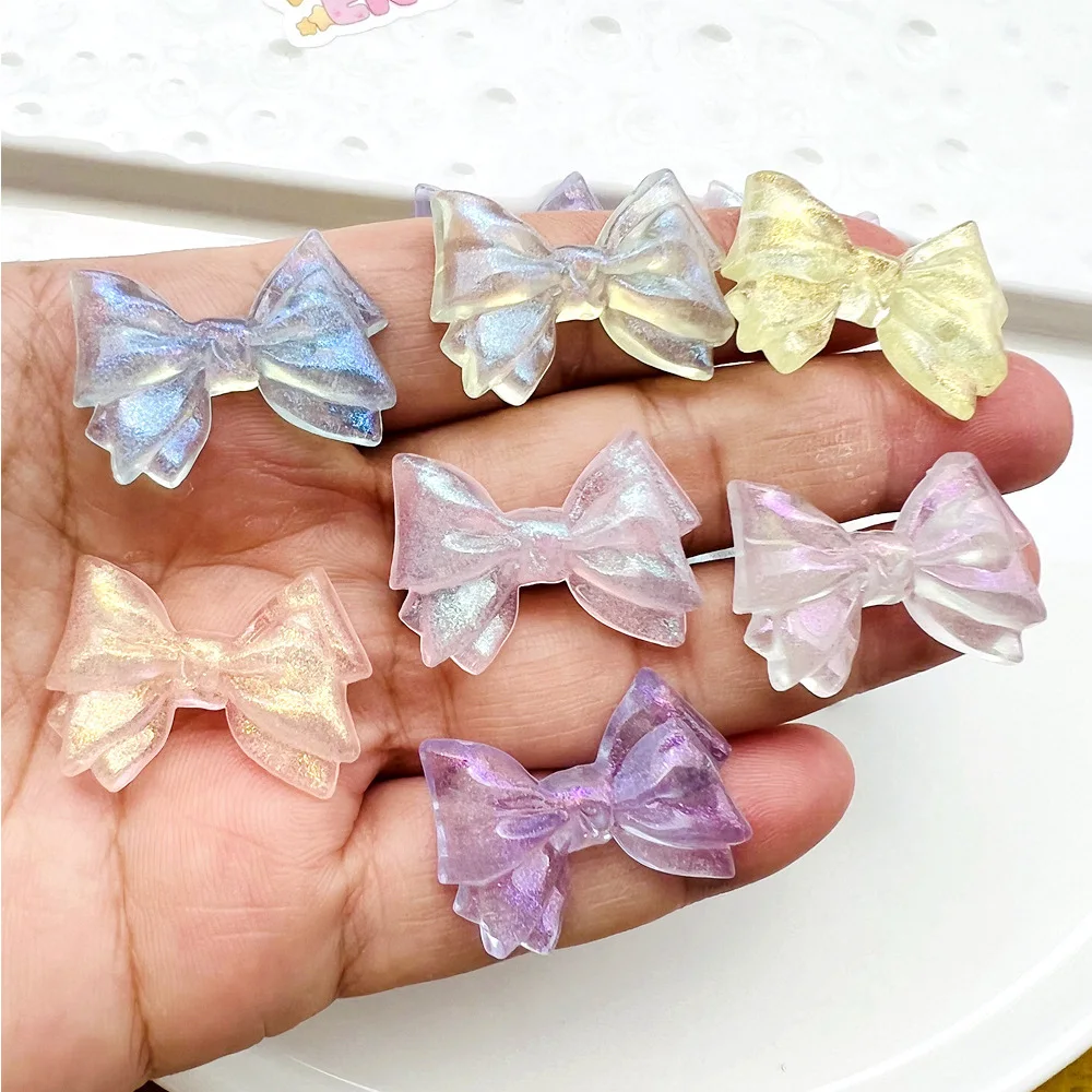 

10 шт., резиновые Прозрачные Серьги-банты