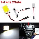 T10 W5W C5W 16SMD белый светодиод для чтения двери автомобиля Стояночная лампа авто Интерьер купольная гирлянда багажник стояночный фонарь лампа номерного знака