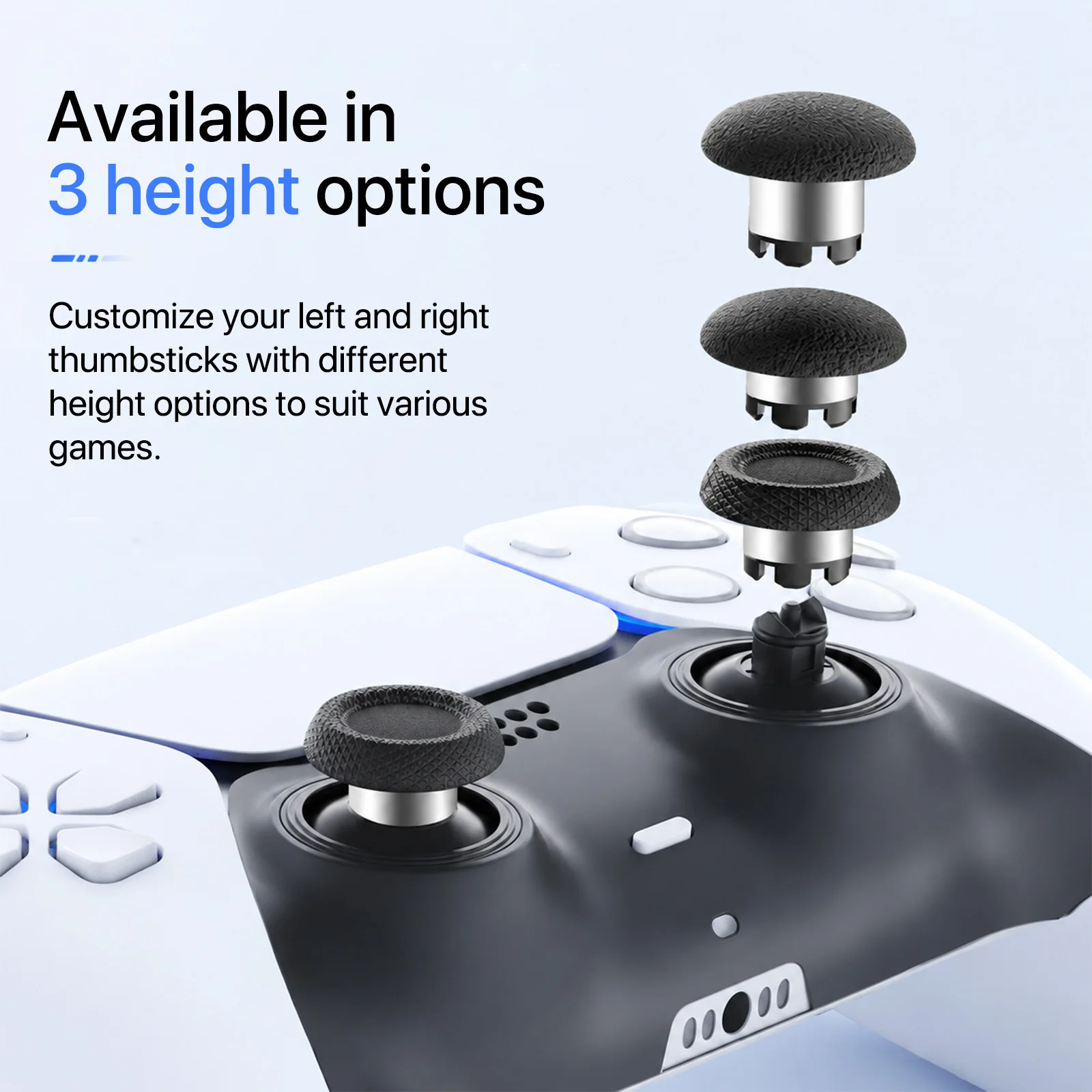 Фото Электромагнитные джойстики AKENS HALLPI AK205 Pro V6 TMR для PS4, PS5 / PS5 Edge – сменные аксессуары для контроллеров №2