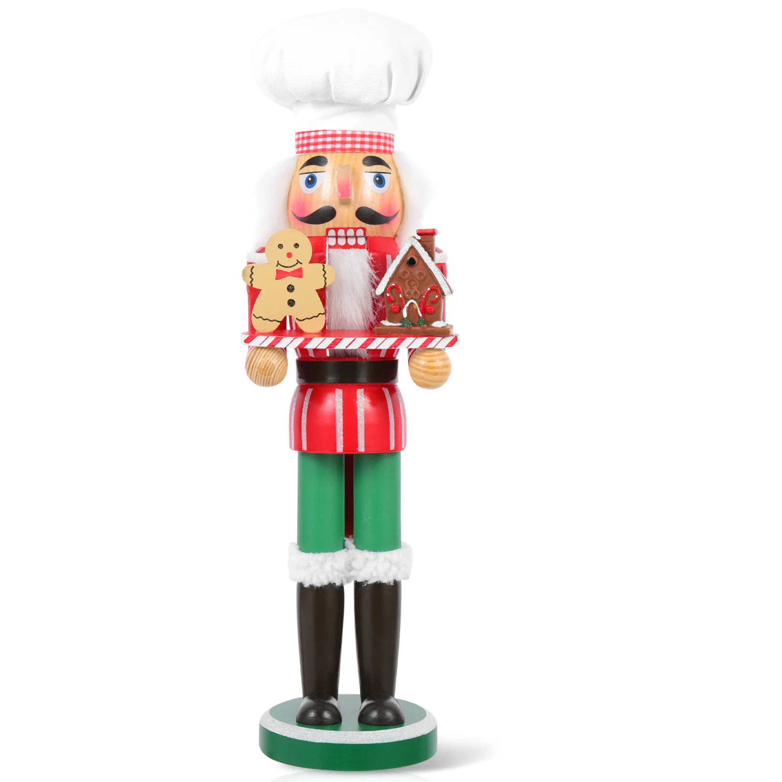 

Nutcracker Christmas Nutcrackers Wood Xmas Ornaments Gift Desktop Wooden Decor Decorations Decoration Soldier Craft Figures