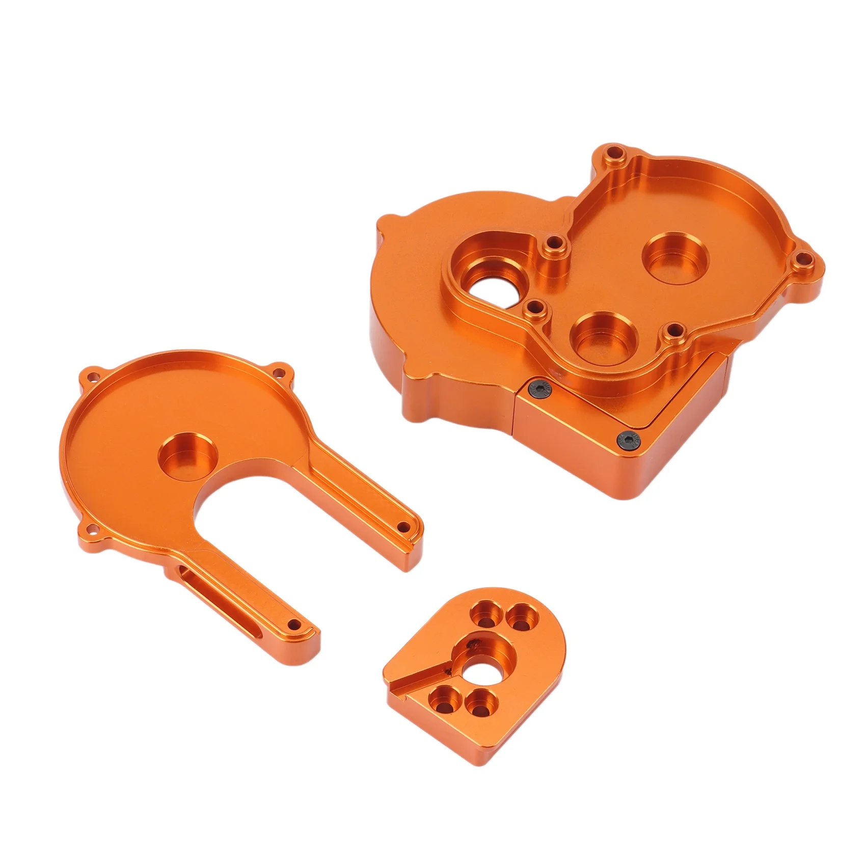 

Metal 2-Speed Transmission Case Gearbox Housing Gear Cover for Axial SCX6 1/6 RC Crawler Car Upgrade Parts,2