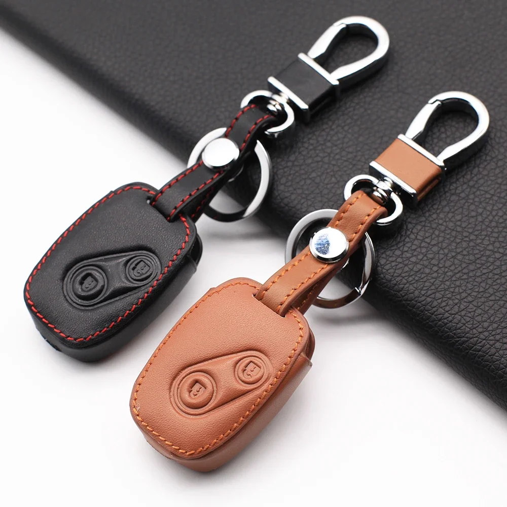 Распродажа чехол из натуральной кожи для Honda Accord Civic CRV Pilo ключей с двумя кнопками