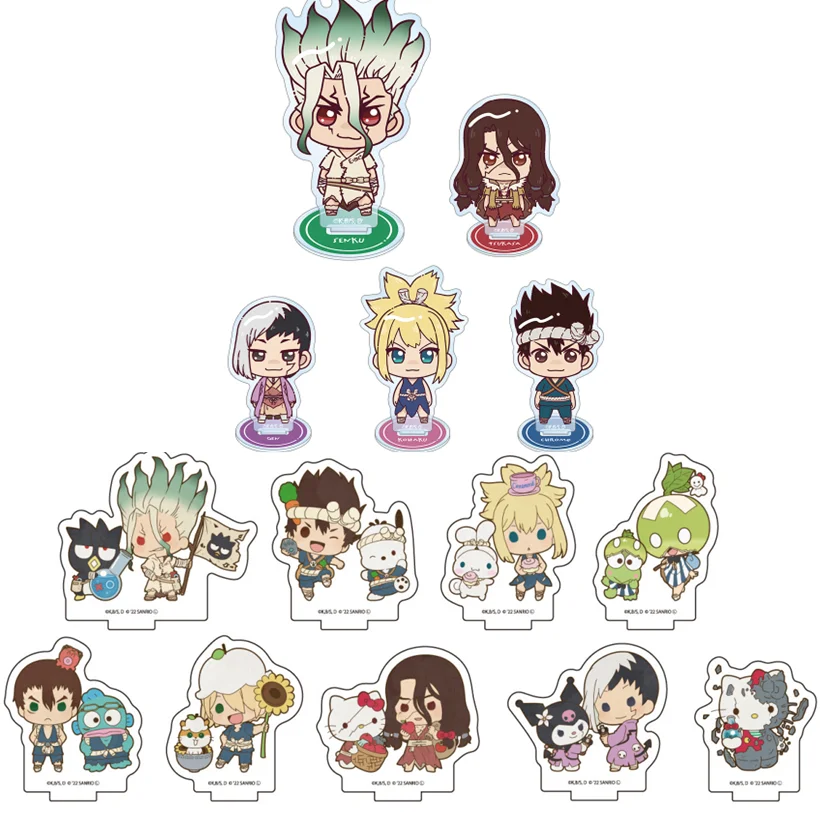 

Миниатюрная кукла Dr.STONE, Ishigami Senkuu, янтарный Кохаку, Taiju, маленькая искусственная пластина, косплей-игрушка