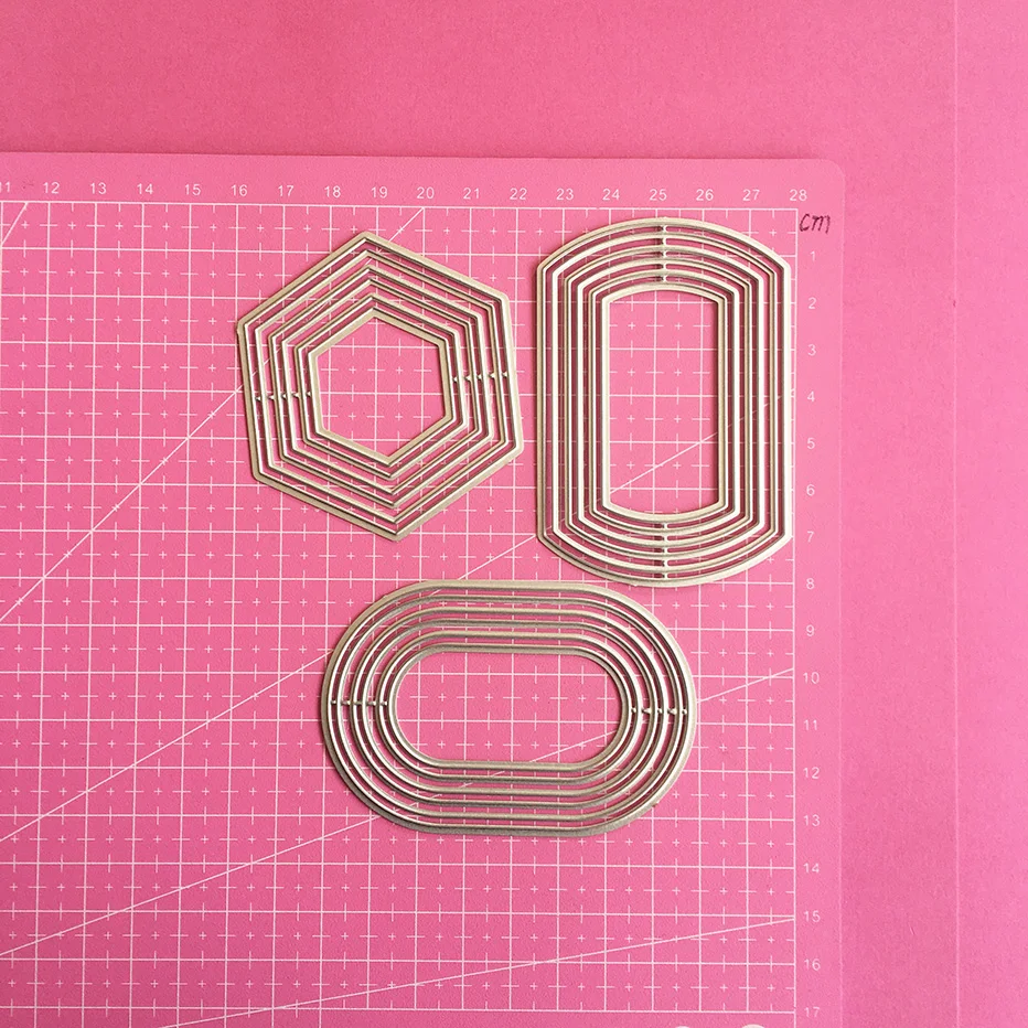 Металлические пресс-формы Ellipse для скрапбукинга овальные круги Спортивная