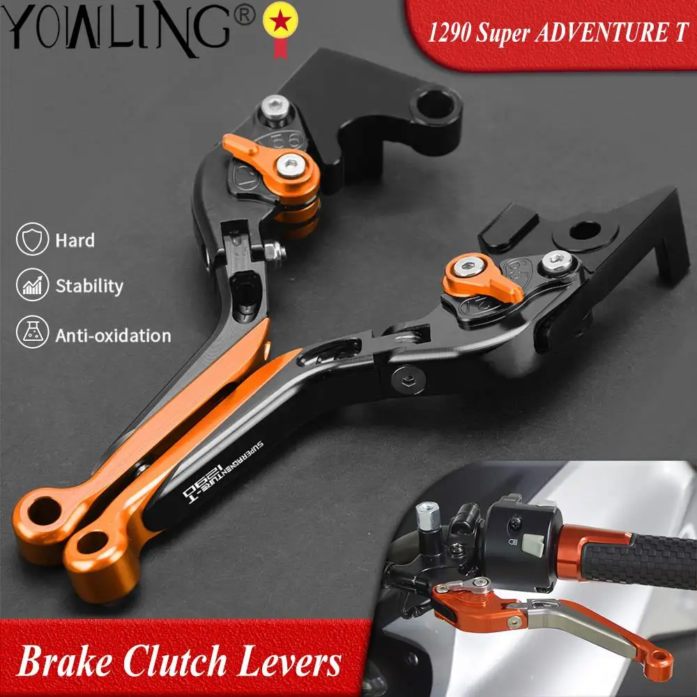 

CNC Motorcycle Adjustable Folding Extendable Brake Clutch Levers For 1290 Super Adventure T 1290 2015 2016 2017 2018 2019 2020