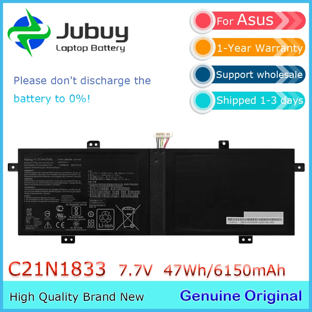C21N1833 7 В 47 Втч оригинальный аккумулятор для ноутбука ASUS VivoBook BX431FA BX431FB K431FA K431FL S431FA