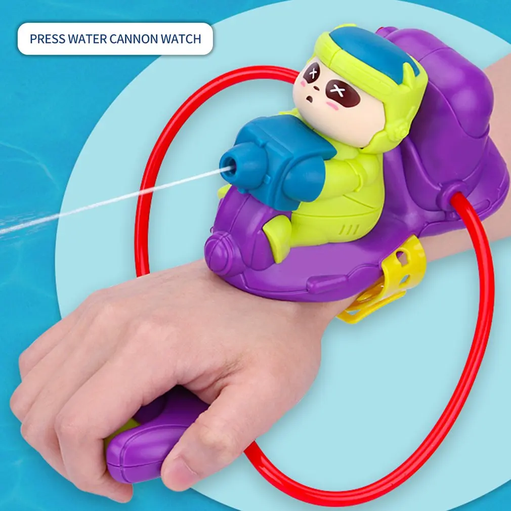 

Водяной пистолет, игрушка, панда, Забавный ручной распылитель на запястье для детей, для пляжного спорта, для мальчиков, летние пистолеты, водные пистолеты, игрушки, подарок