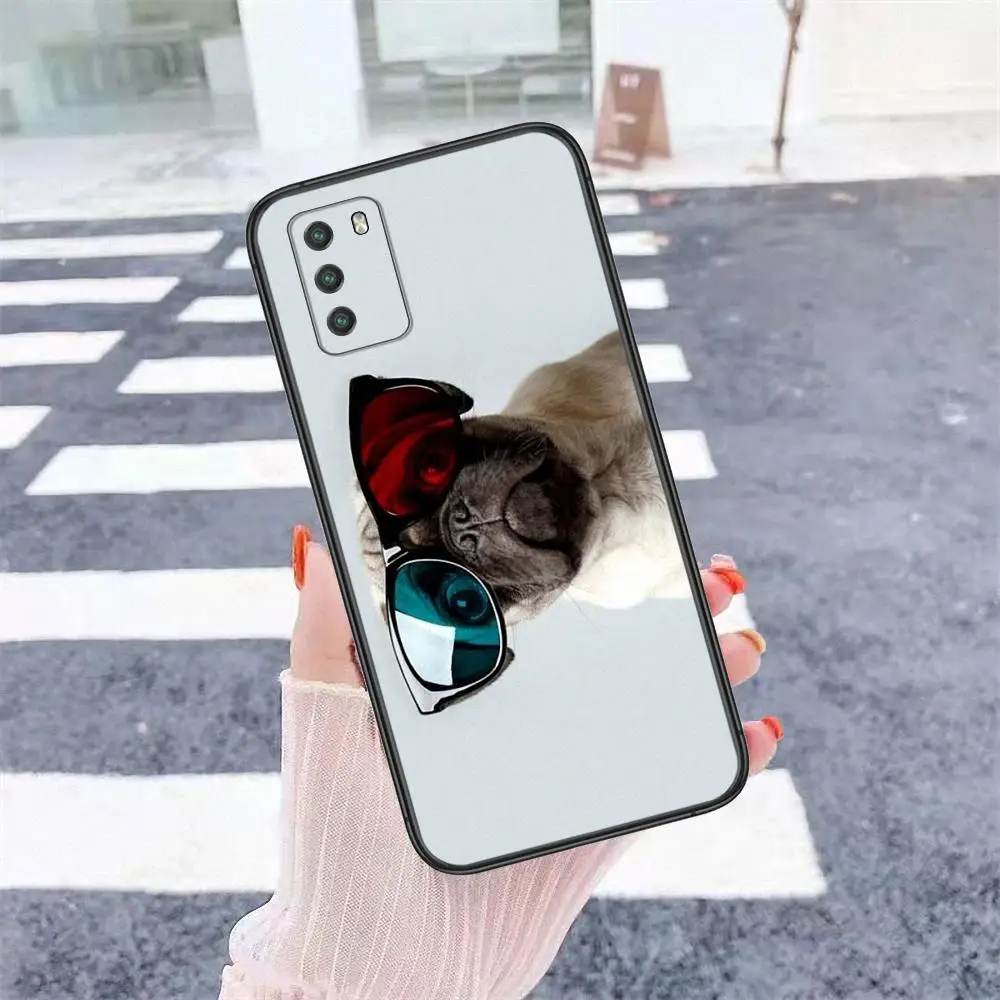 Мопсы собака для Huawei P50 P40 P30 Lite P Smart Z 2019 2020 2021 защитный чехол телефона Лучшая цена |