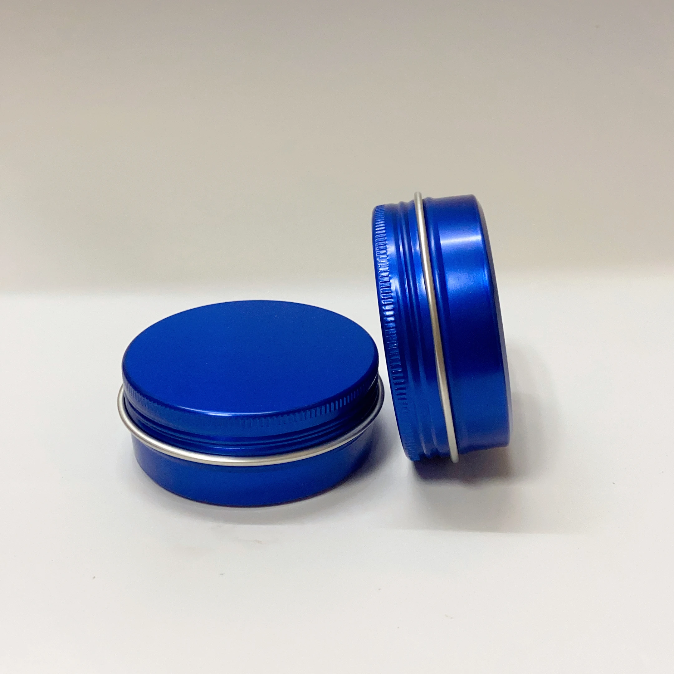 50 шт. голубые пустые косметические контейнеры для теней 60 г