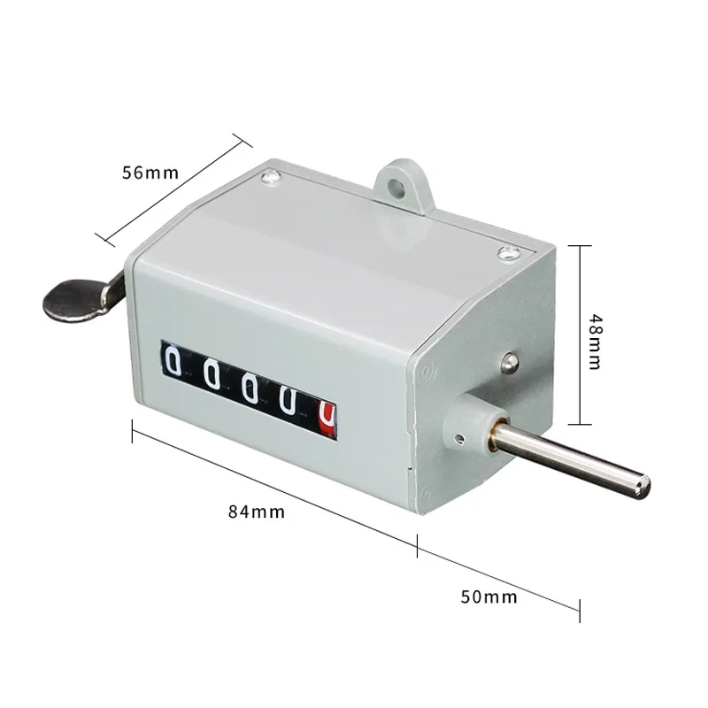 

5digits Counter Mechanical Rotating Speed Meter 75-I 75-II Totalizing Pull Counter Resettable digital punch counter