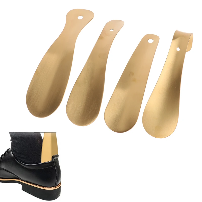 Professional Shoehorn Stainless Steel Metal Shoe Horn Shoes Lifter Tool For Travel Shoe Horn Hanging Boots