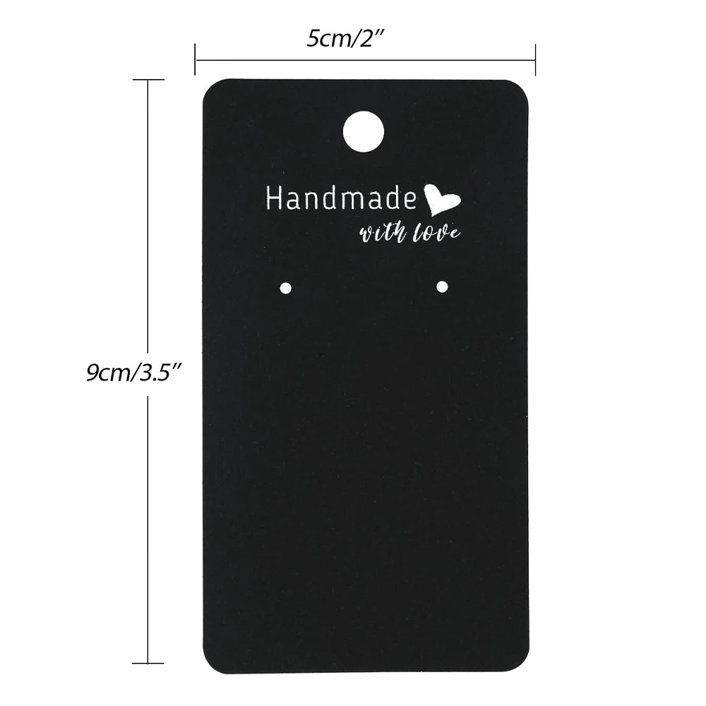 

Бумажные карточки для демонстрации сережек 50 шт.