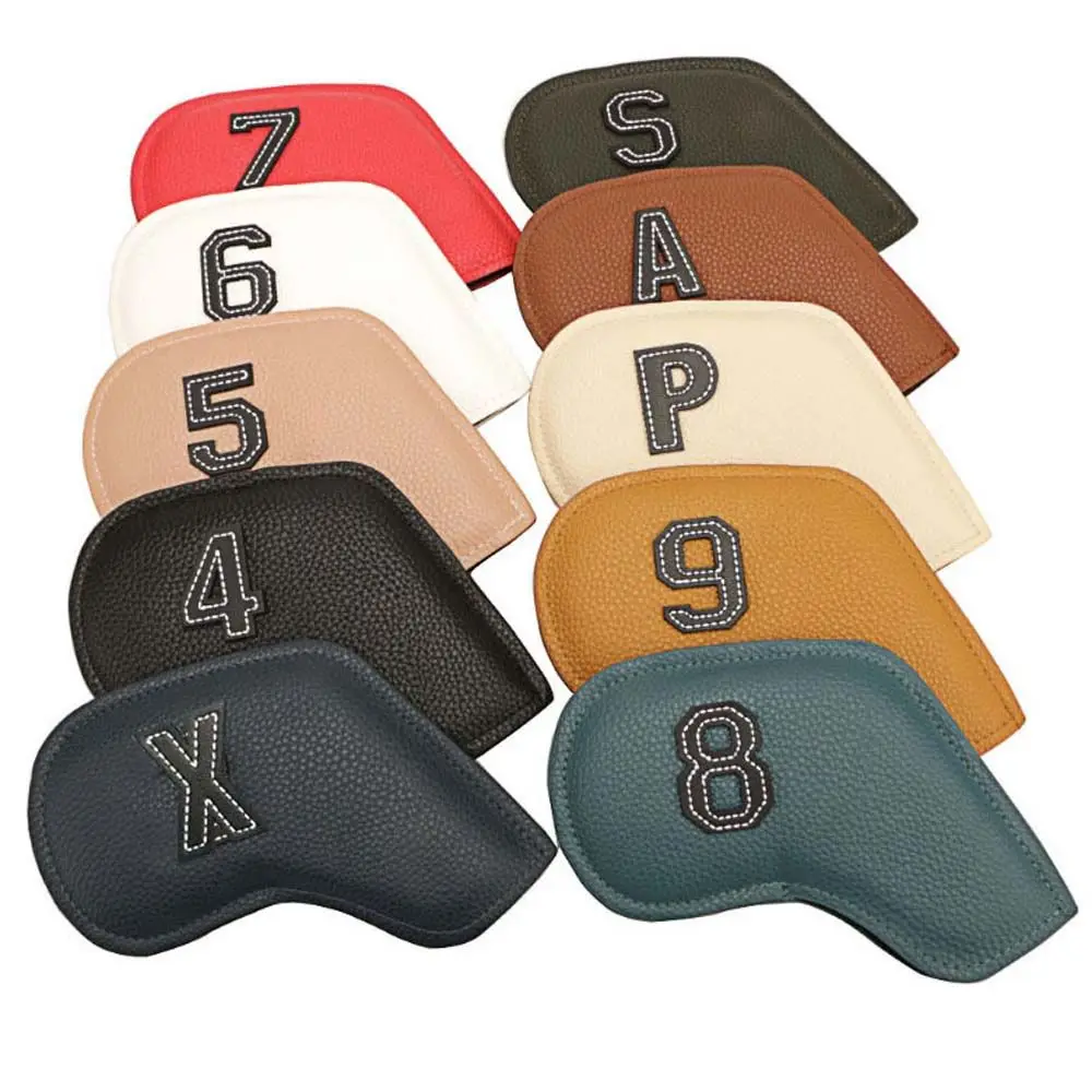 

Golf Training Equipment Embroidery Protective Cover Golf Headcovers Golf Iron Headcover Golf Club Cover Club Head Cover