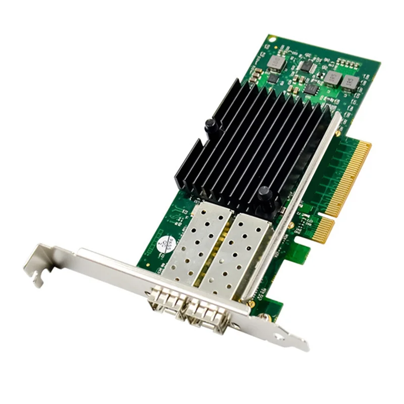 

X520-DA2 PCI-E X8 10G двухпортовый SFP + Серверная сетевая карта 82599ES чип Ethernet сетевой адаптер оптоволоконная сетевая карта