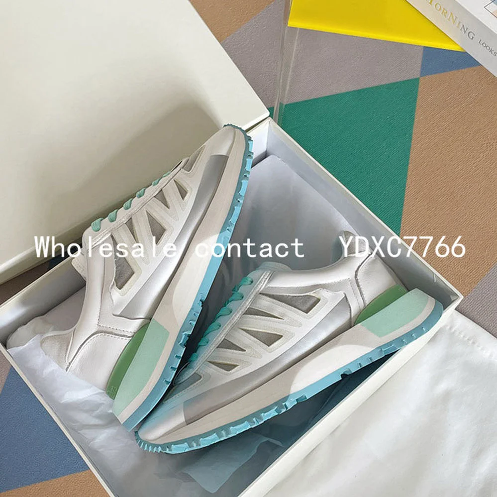 New muffin thick soled dad shoes leisure sports running shoes in spring and autumn small white shoes for men and women sneakers