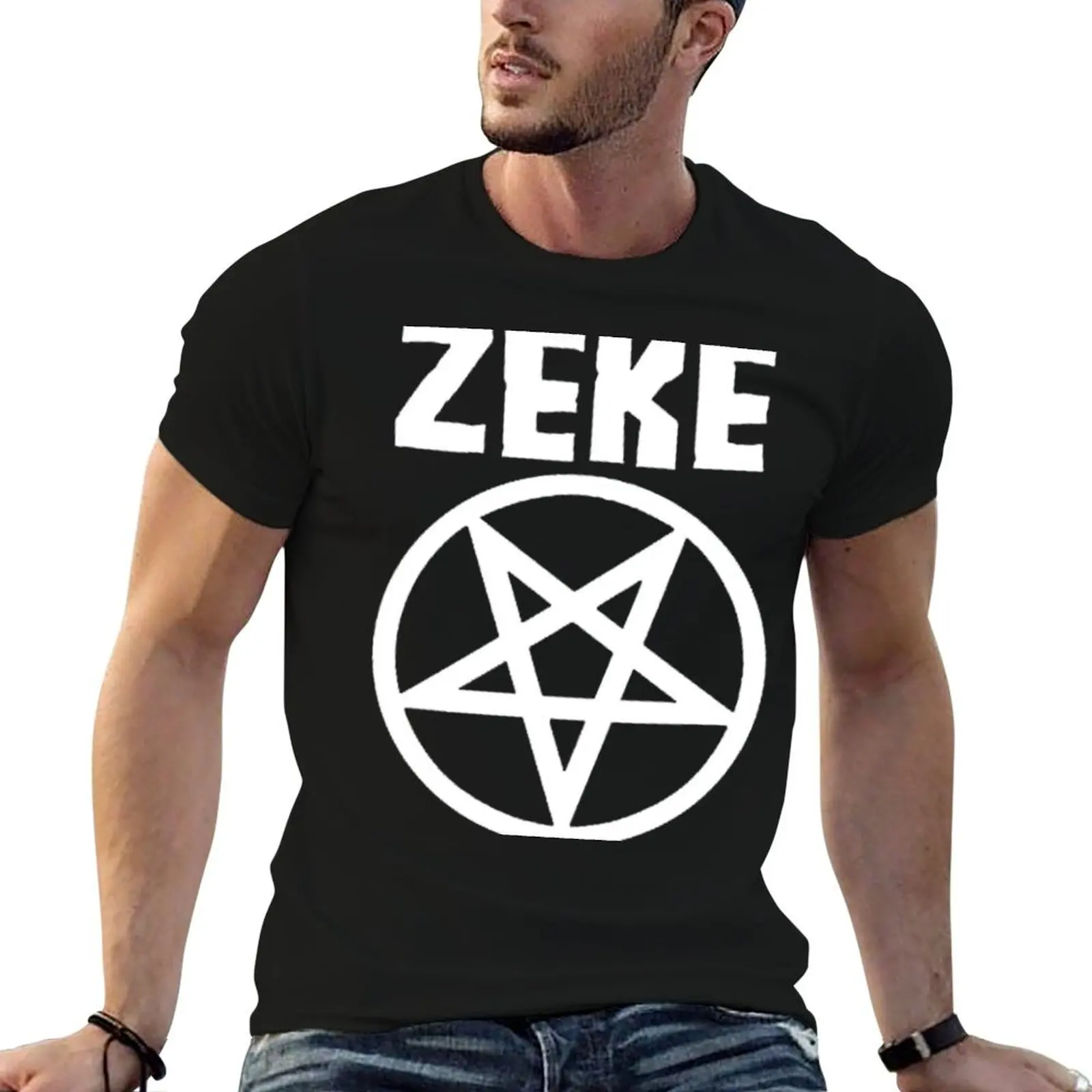 Zeke хардкор панк-группа американская футболка эстетическая одежда баскетбольные