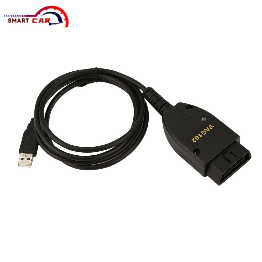 

Portable VAG182 Car Diagnostic Tool FRANCAIS Cable Diagnostique With CD Dual-K Can USB Interface For VCDS