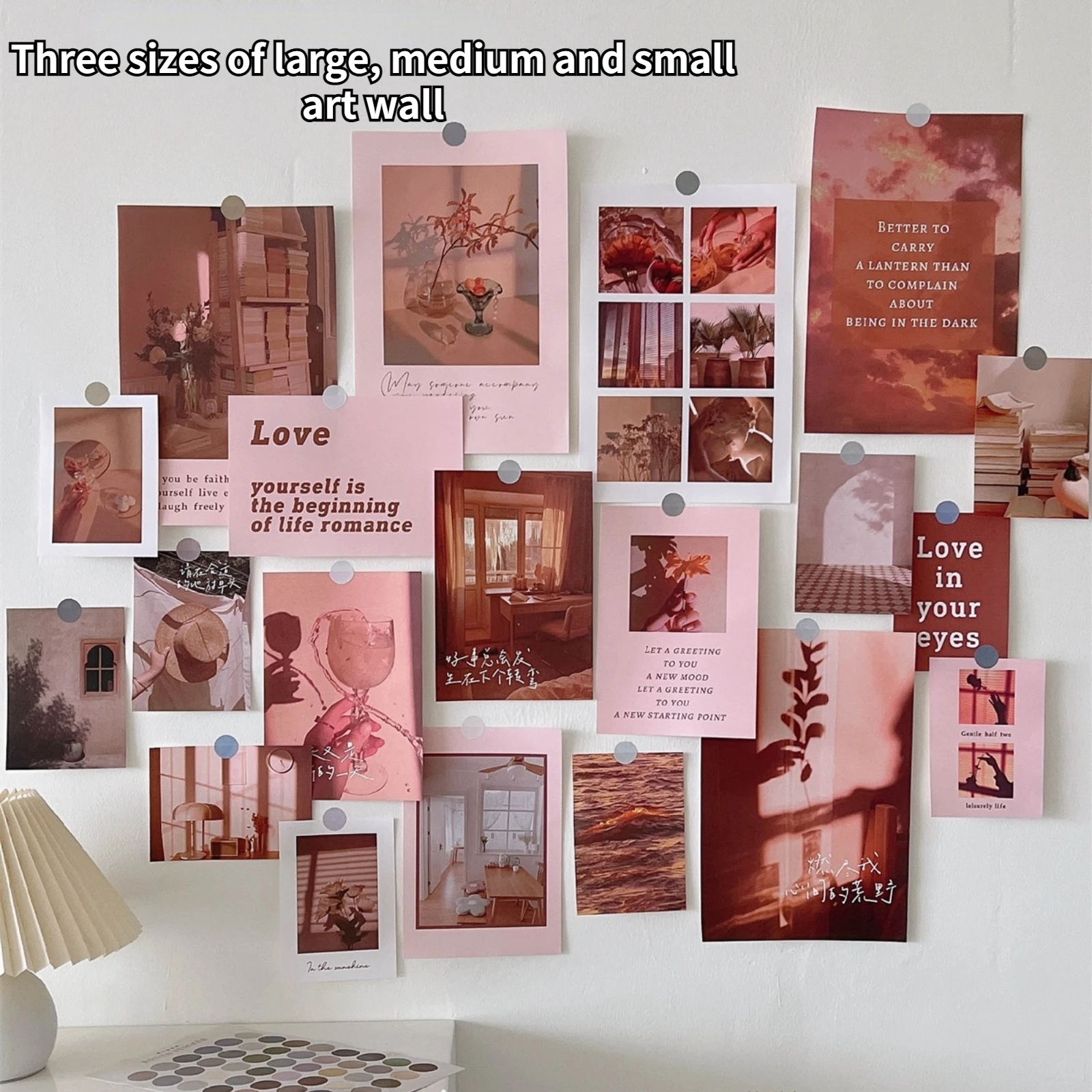 Настенный коллаж для фотографий эстетическое украшение плакат настенная