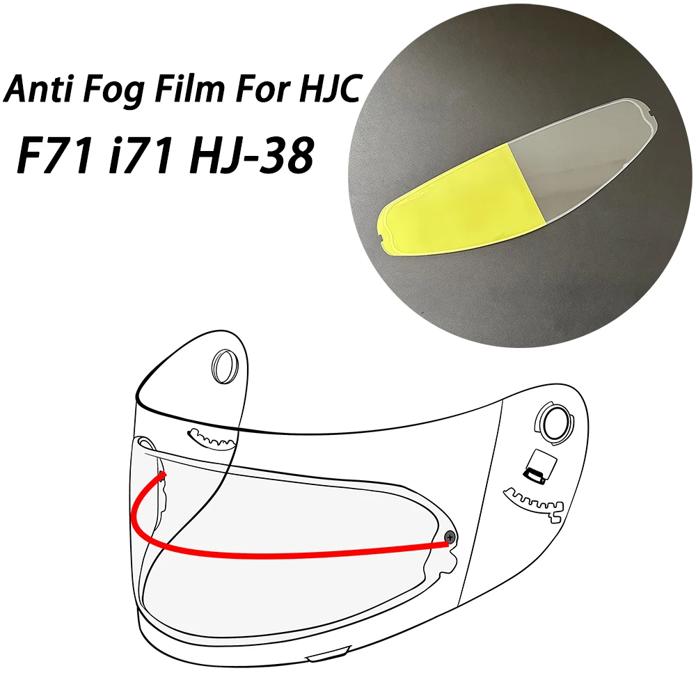 

Прозрачный противотуманный козырек для мотоциклетного шлема для HJC i71 F71 Carbon