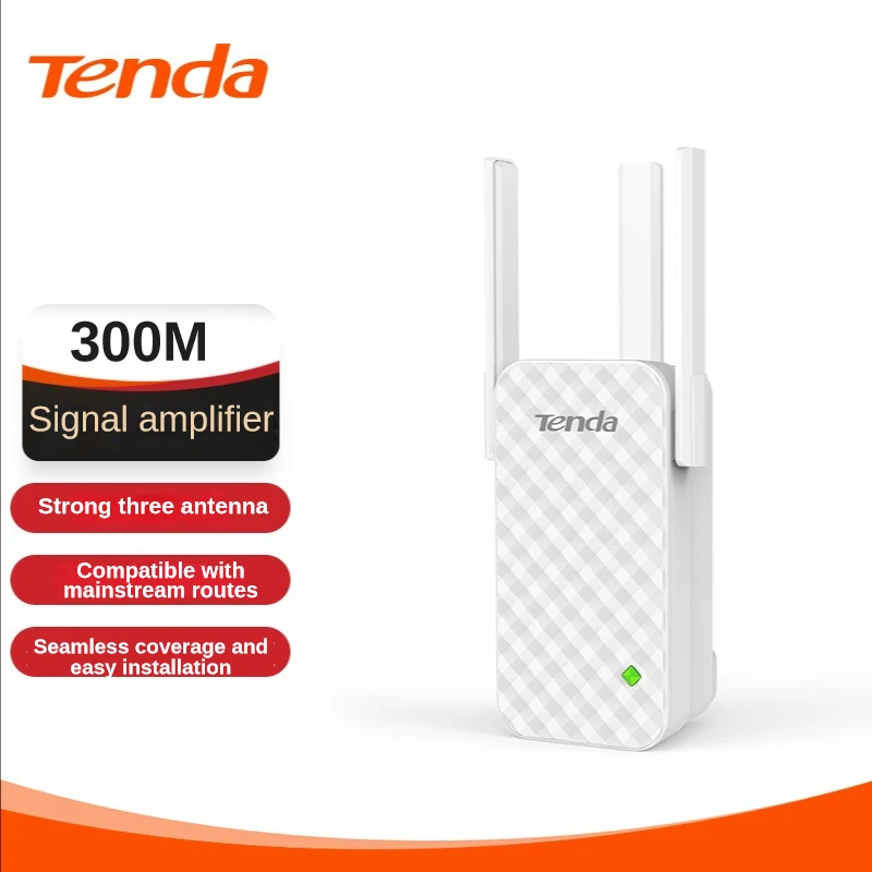 

Tenda A12 300M WiFi Signal Amplifier Enhanced Wireless Extender Repeater Signal Booster Router Through Wall Router