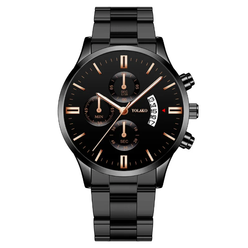 Luxury Brand High Quality Men Quartz Watches Stainless Steel montre luxe homme frete grátis для мужчин кварцевые наручные часы