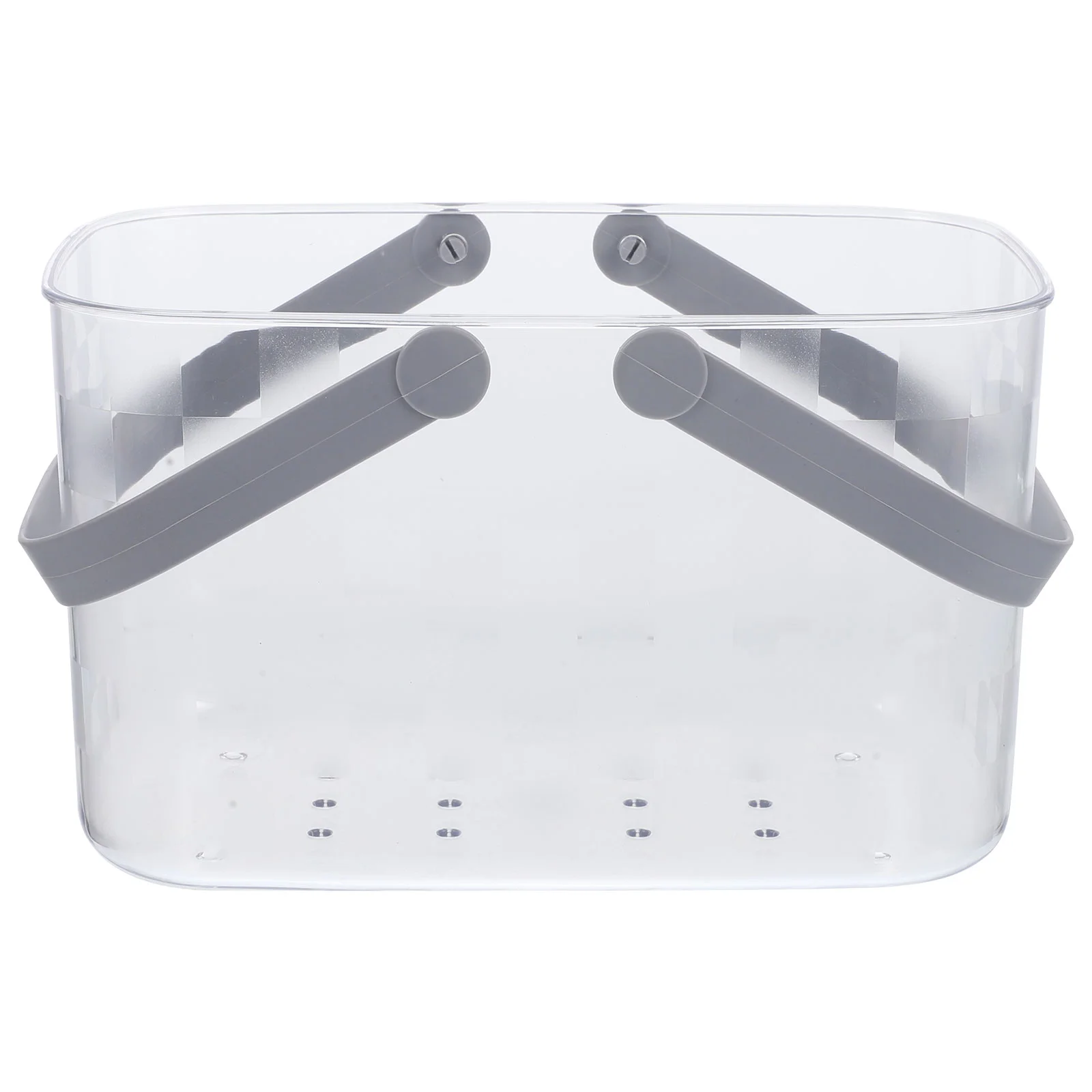 

Plastic Containers Bath Bottom Drainer Basket Shower Draining Basket Laundry Basket for Dorm