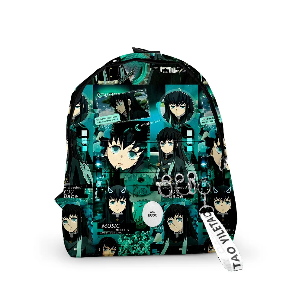 

Anime 3D Printed Demon Slayer Schoolbag Backpack Kids Students Boys Girls Oxford Waterproof Cosplay Costume Cartoon Schoolbag