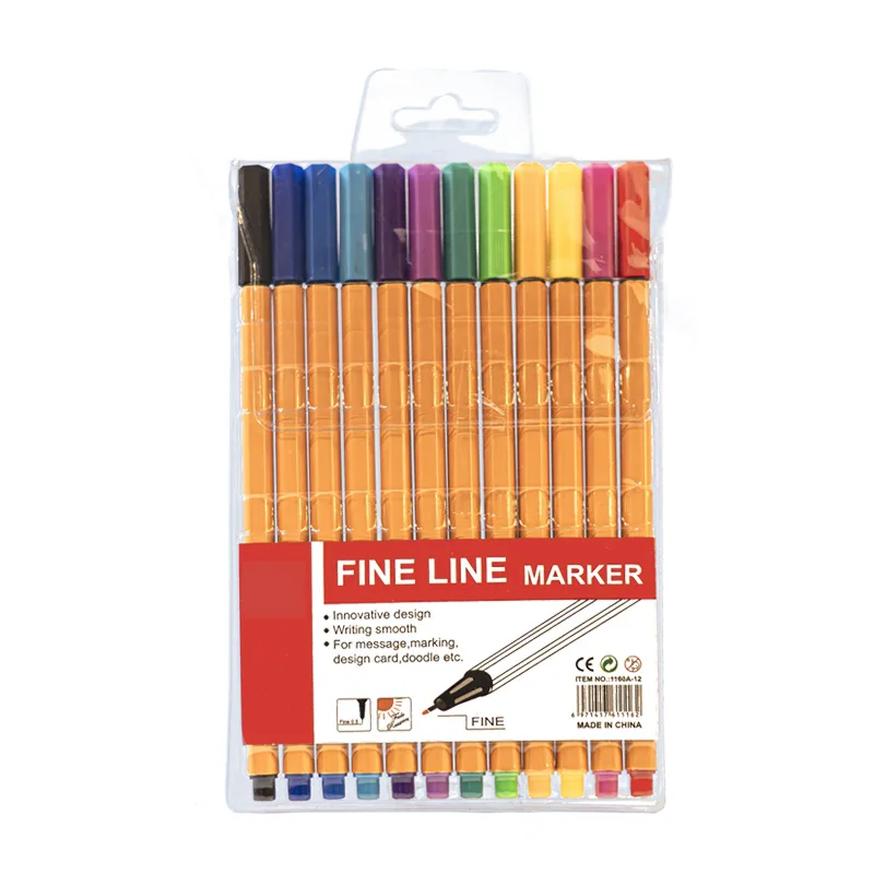 

Маркеры Fineliner 6/12/18/24 цветов