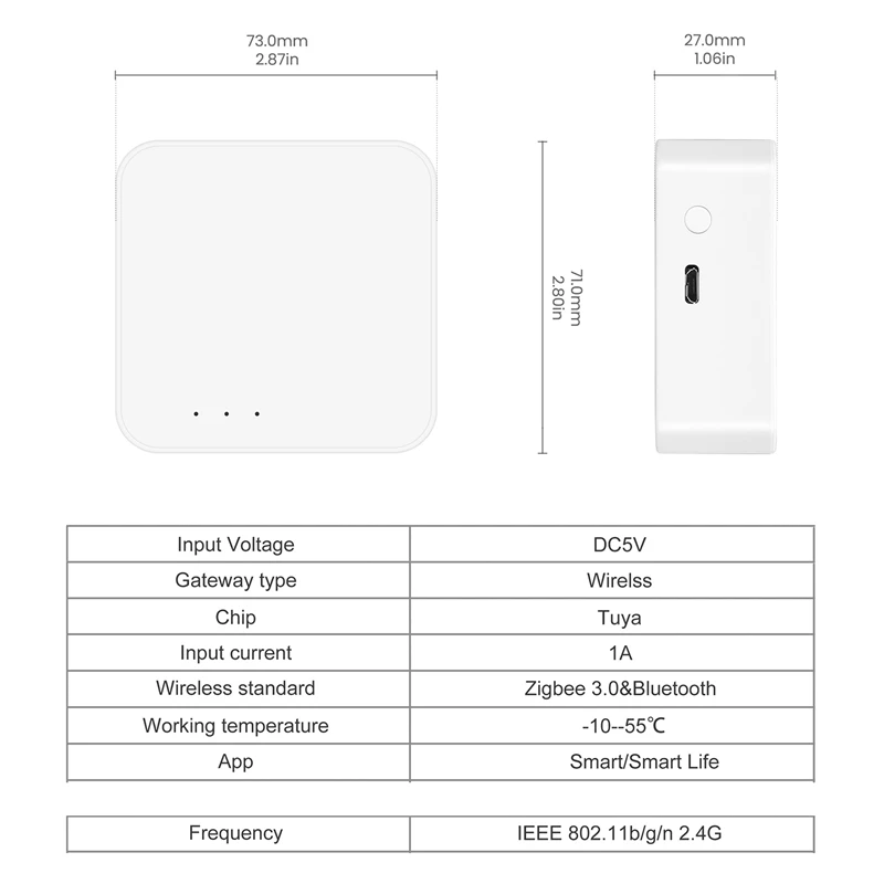 Умный беспроводной хаб-шлюз ZigBee 3 0 с поддержкой Wi-Fi и Bluetooth | Электроника